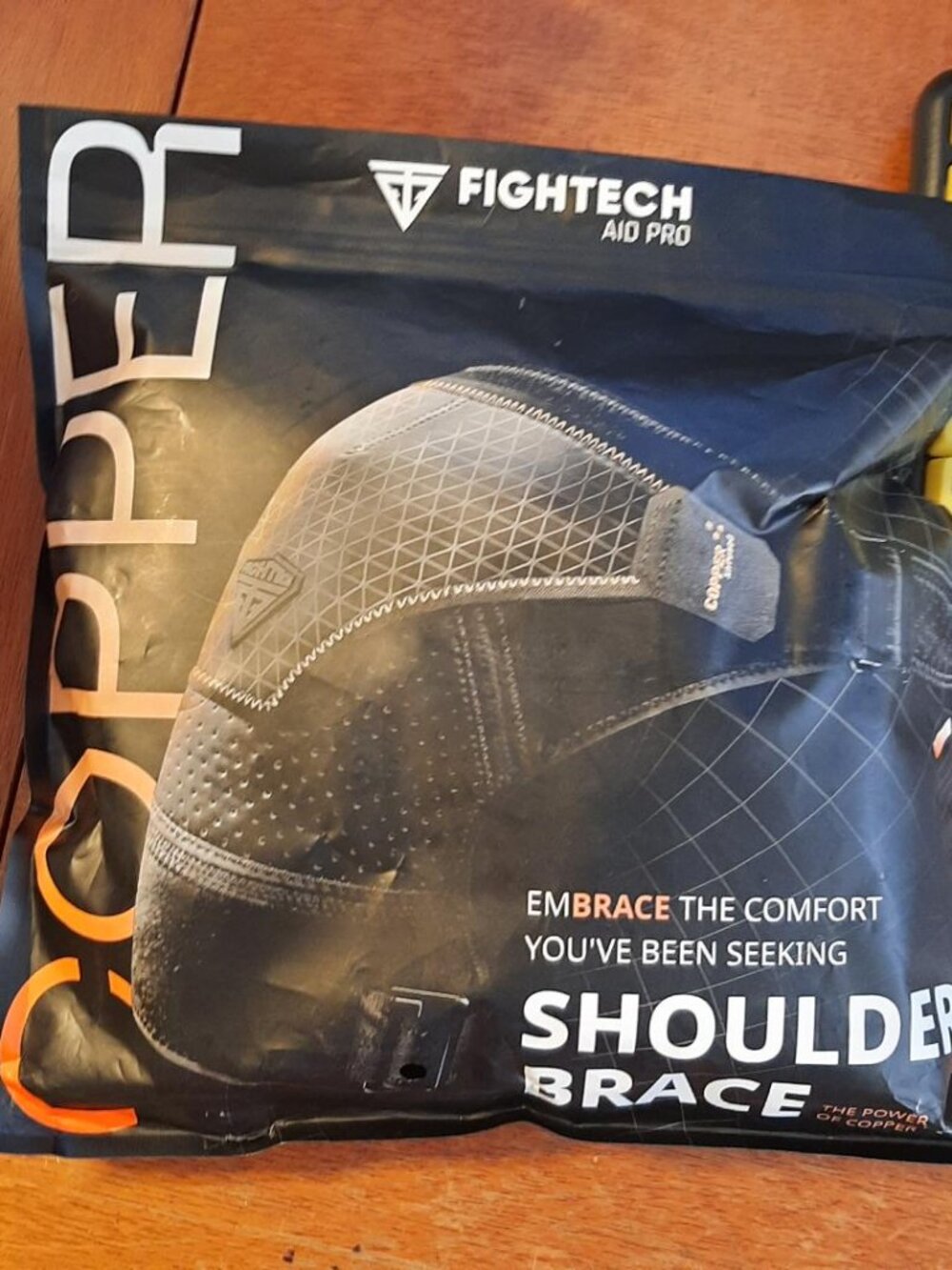 NEW BAG ! Fightech Aid Pro Copper Shoulder Brace L/XL
